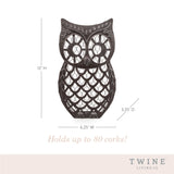 Wise owl cork collector by twine®