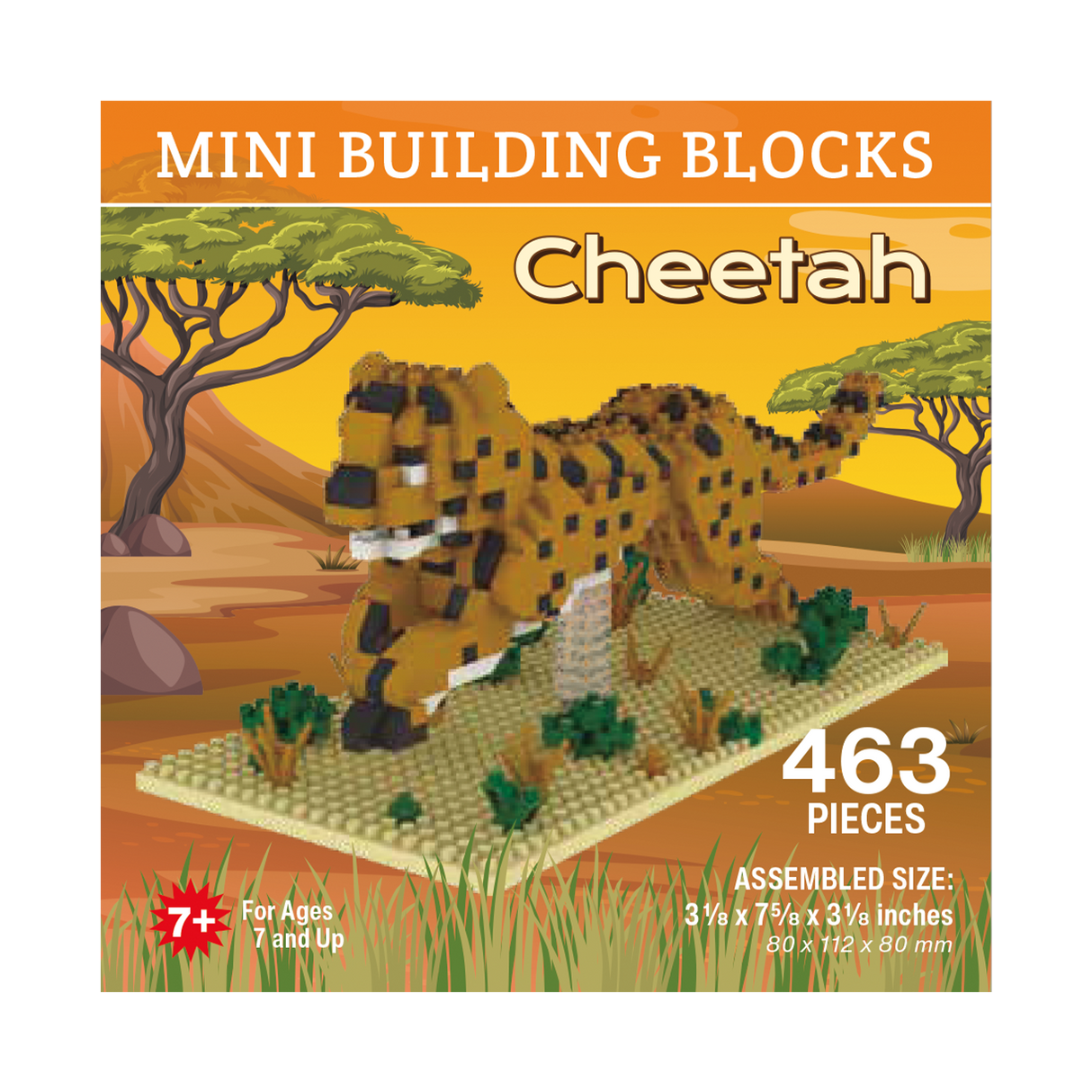 Mini Building Blocks - Cheetah