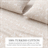 Turkish Cotton Flannel Sheet Set - Elevated Holiday Collection