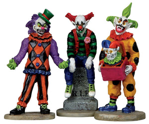 Evil Sinister Clowns - Set of 3