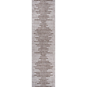 Zolak Berber Stripe Geometric Indoor/Outdoor Runner Rug - Tuesday Morning - Runner Rugs