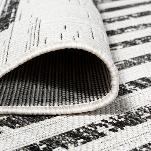 Zolak Berber Stripe Geometric Indoor/Outdoor Runner Rug - Tuesday Morning - Runner Rugs