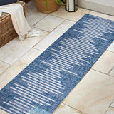 Zolak Berber Stripe Geometric Indoor/Outdoor Runner Rug - Tuesday Morning - Runner Rugs