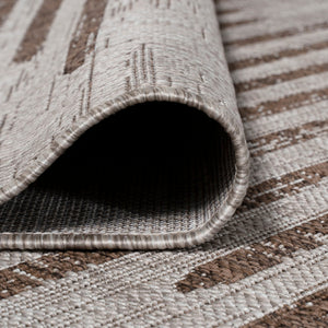 Zolak Berber Stripe Geometric Indoor/Outdoor Runner Rug - Tuesday Morning - Runner Rugs