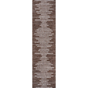 Zolak Berber Stripe Geometric Indoor/Outdoor Runner Rug - Tuesday Morning - Runner Rugs