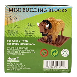 Mini Building Blocks - Bison