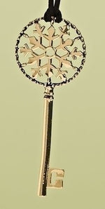 Santa's Key Ornament - 4"