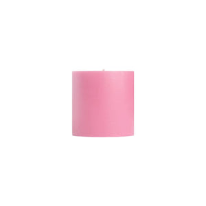 Mole Hollow Unscented Pillar Candle (Dusty Rose)  -