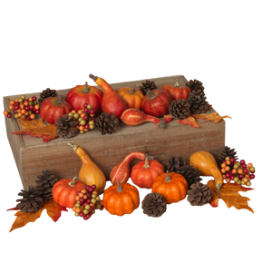 Harvest Accents in a Mesh Bag -