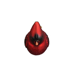 Northern Cardinal Glass Ornament