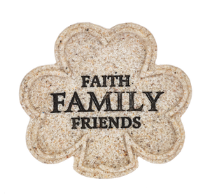 Shamrock Trinket Dish - Faith Family Friends