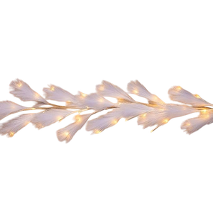 Lighted Pampas Grass Garland - 72 Inches