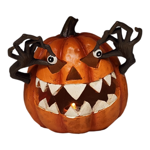 Light Up Jack-O-Lantern - Orange