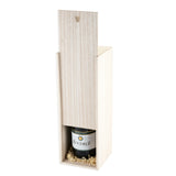 1-bottle paulownia wood champagne box by twine®