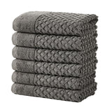 Cotton Diamond Waffle Weave Bath Towel Set - Grayson Collection
