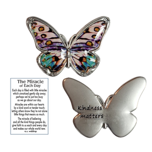 Butterfly Inspriational Pocket Charm -