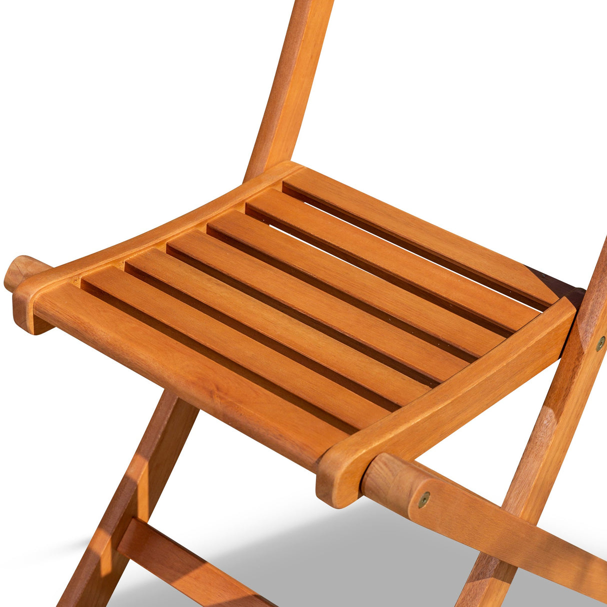 3-Piece Outdoor Bistro Set, Square, Natural Oil - Tuesday Morning-Furniture | Outdoor Furniture | Outdoor Furniture Sets