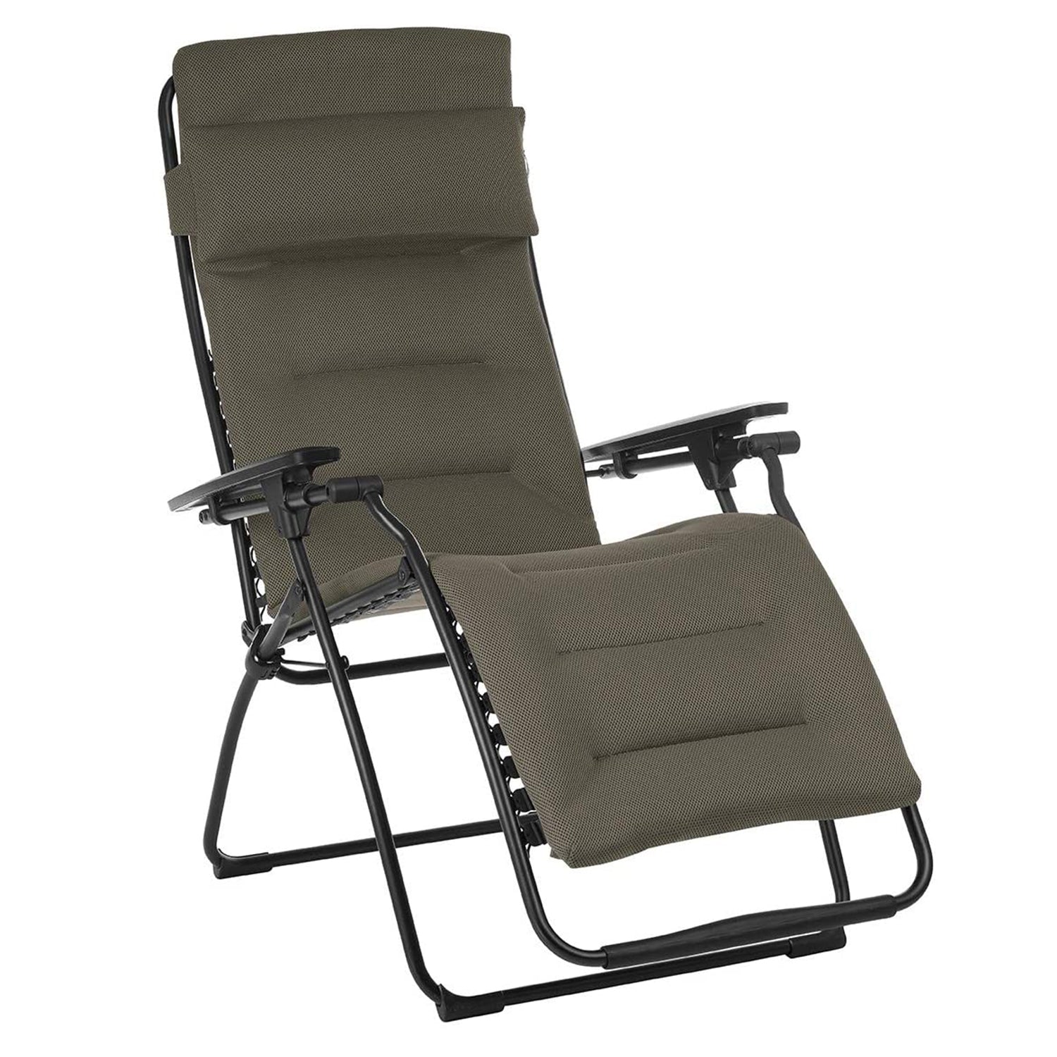 30" Black Metal Zero Gravity Chair - Tuesday Morning-Outdoor Chairs