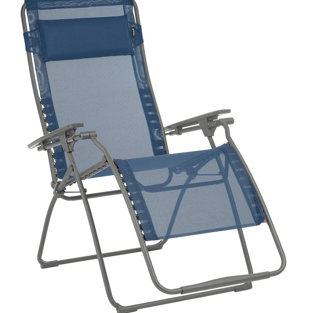 30" Gray Zero Gravity Chair - Tuesday Morning-Outdoor Chairs