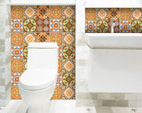 4" X 4" Golden Multi Mosaic Peel And Stick Tiles - Tuesday Morning-Peel and Stick Tiles