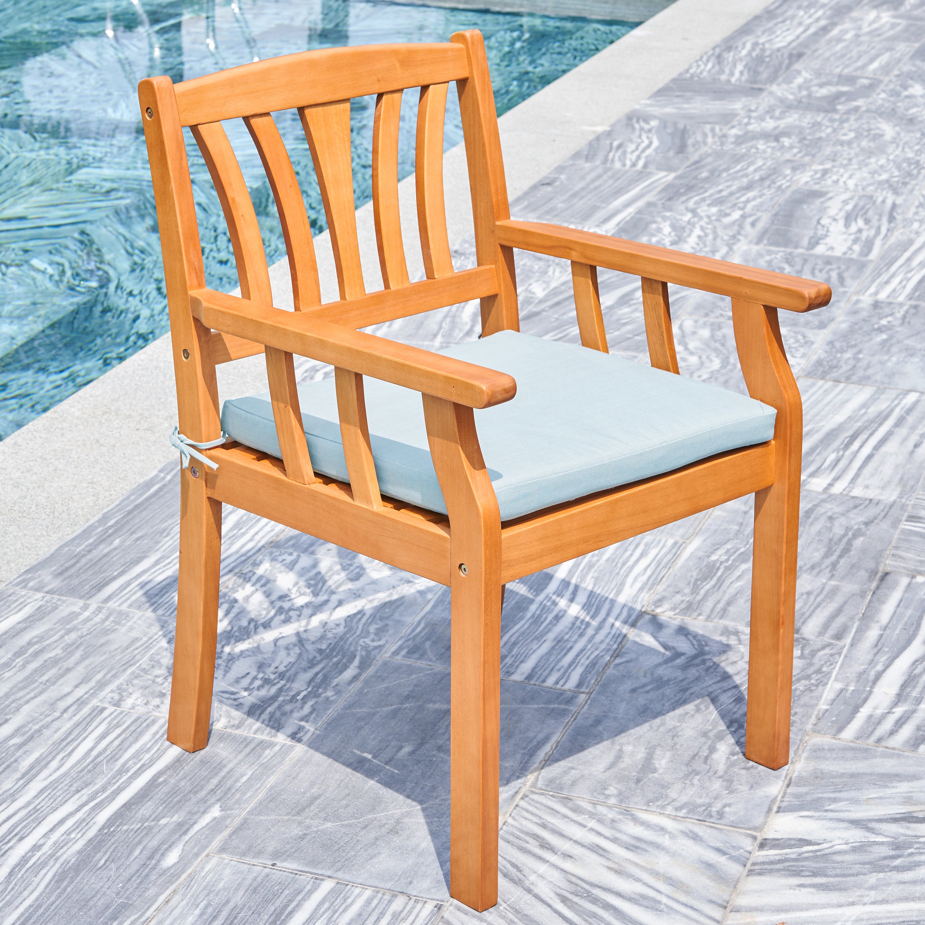 Kapalua-Honey-Nautical-Outdoor-Eucalyptus--Wooden-Dining-Chair-Furniture-|-Outdoor-Furniture-|-Outdoor-Seating-|-Outdoor-Chairs