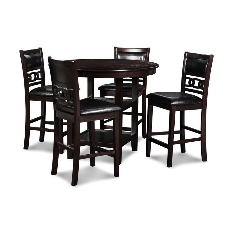 5-piece-Outdoor-Counter-Height-Dining-Set,-Ebony-Kitchen-&-Dining-Furniture-Sets