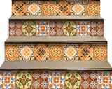 5" X 5" Golden Multi Mosaic Peel and Stick Tiles - Tuesday Morning-Peel and Stick Tiles