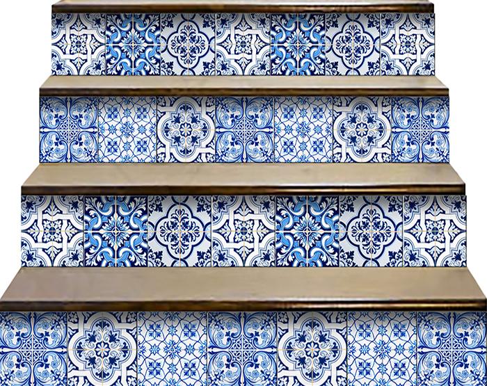 6" X 6" Azul Multi Mosaic Peel and Stick Tiles - Tuesday Morning-Peel and Stick Tiles