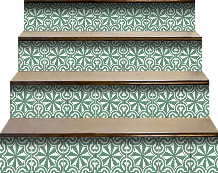 6" X 6" Glenda Sage Removable Peel and Stick Tiles - Tuesday Morning-Peel and Stick Tiles