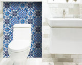 8" X 8" Blue Multi Mosaic Peel and Stick Tiles - Tuesday Morning-Peel and Stick Tiles