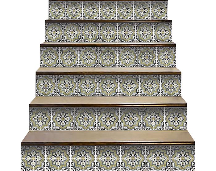 8" X 8" Vintage Aegean Removable Peel and Stick Tiles - Tuesday Morning-Peel and Stick Tiles