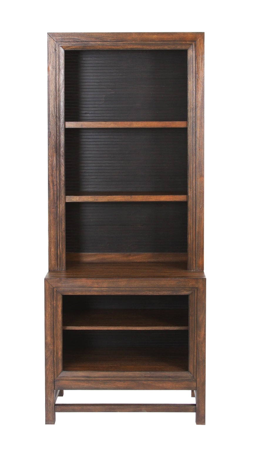 TM-Home-Branson-Bookcase-Pier,--Two-Tone-Finish-Bookcases-&-Standing-Shelves
