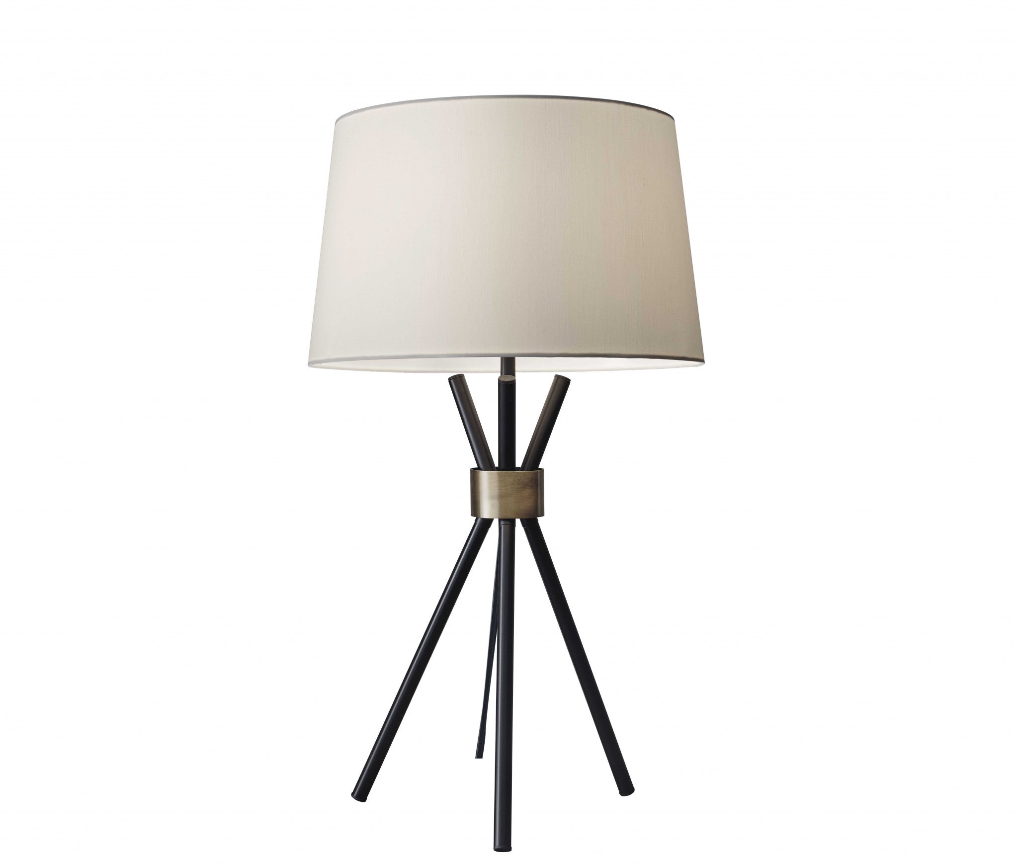 Black-Metal-Tripod-Leg-With-Antique-Brass-Accent-Table-Lamp-Table-Lamps