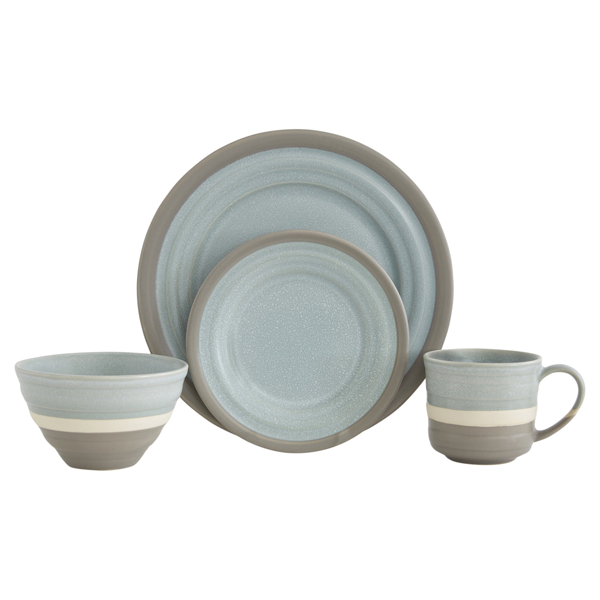Blue-and-Gray-Sixteen-Piece-Round-Tone-on-Tone-Ceramic-Service-For-Four-Dinnerware-Set-Dinnerware-Sets