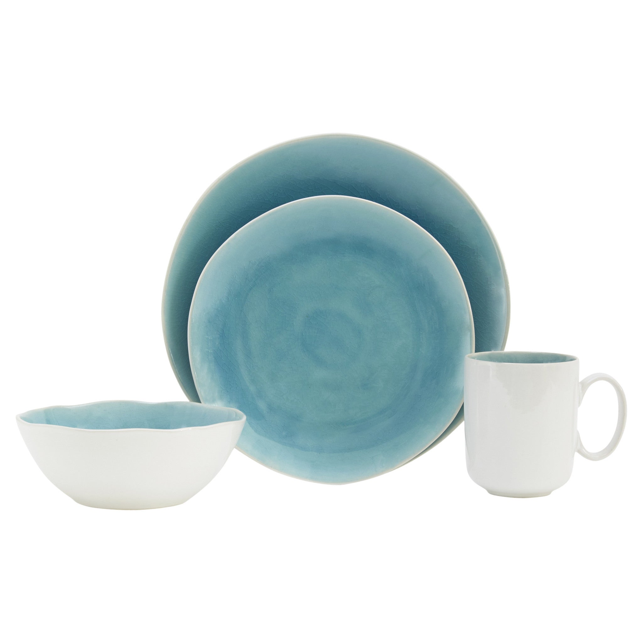 Blue-and-White-Sixteen-Piece-Round-Ceramic-Service-For-Four-Dinnerware-Set-Dinnerware-Sets