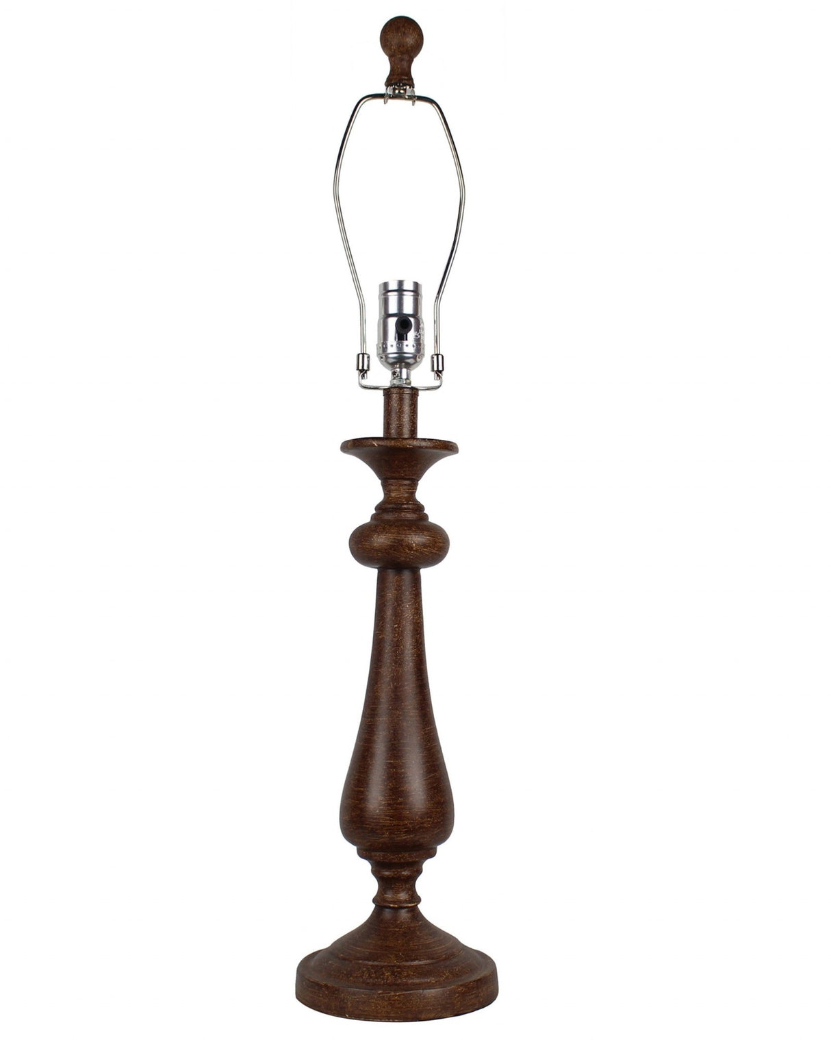 Brown Candlestick Ocean Postcard Table Lamp - Tuesday Morning-Table Lamps