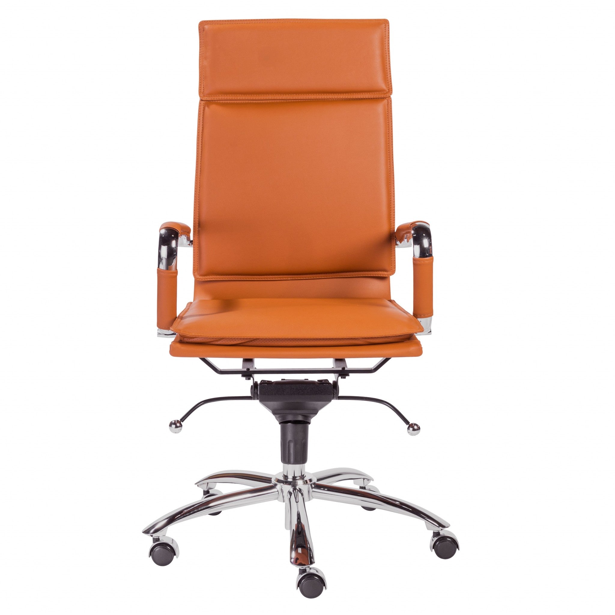 Brown-Faux-Leather-Seat-Swivel-Adjustable-Task-Chair-Leather-Back-Steel-Frame-Office-Chairs