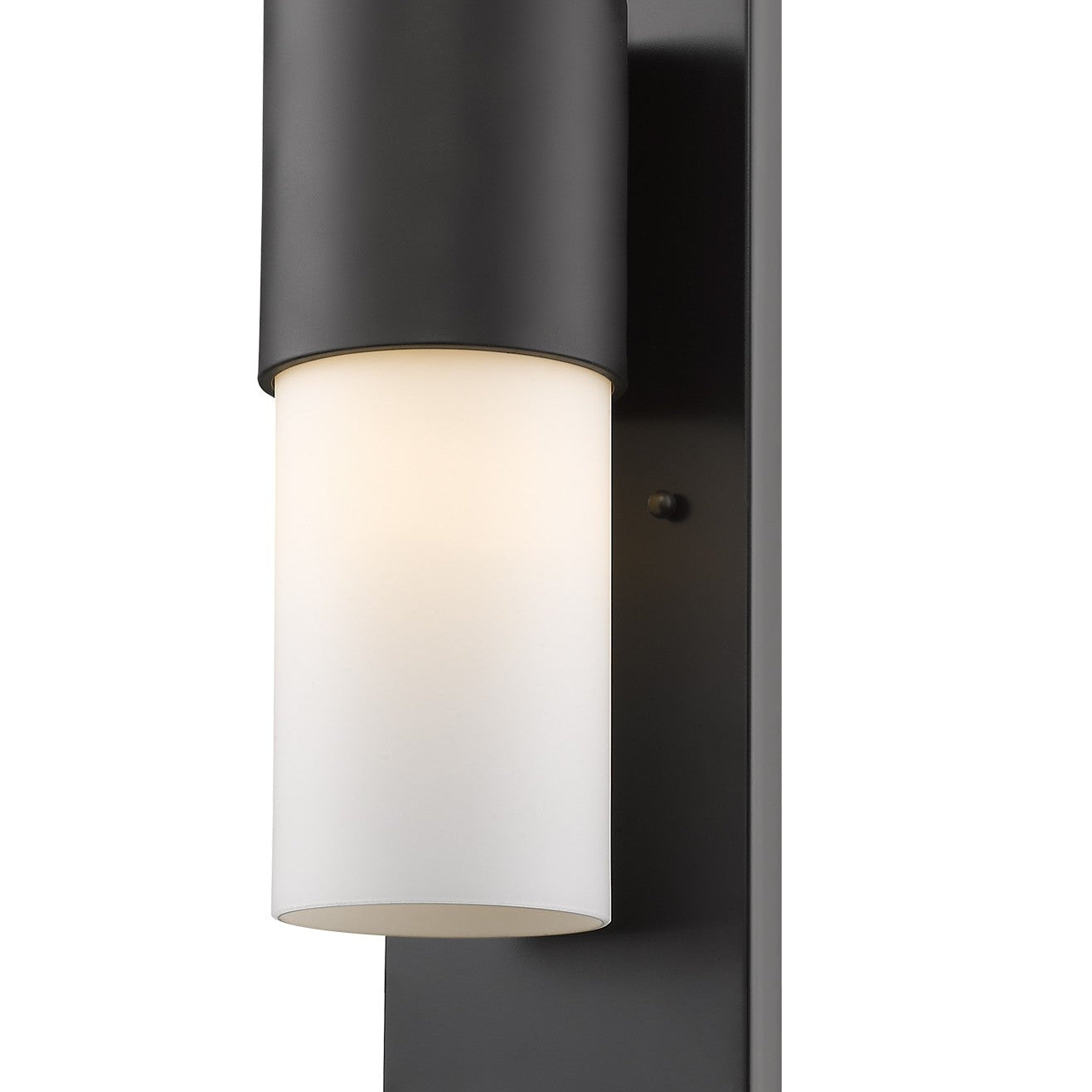 Contemporary Antique Bronze and White Wall Light - Tuesday Morning-Wall Lighting