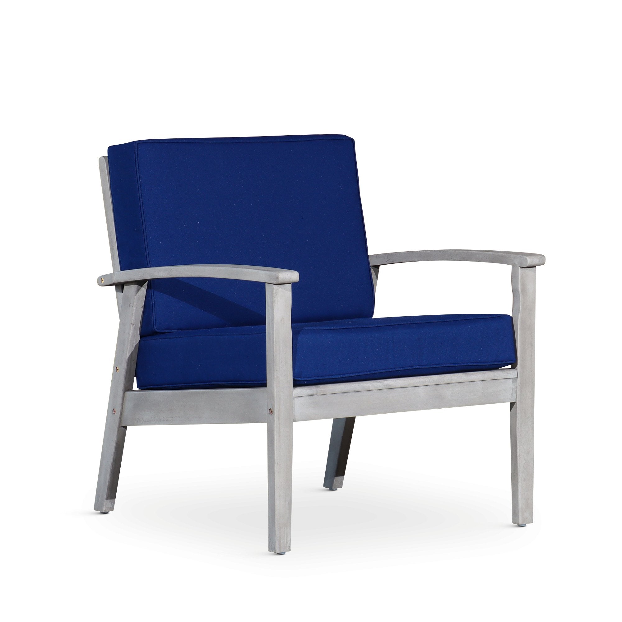 Deep-Seat-Outdoor-Chair,-Silver-Gray-Finish,-Navy-Cushion-Outdoor-Chairs