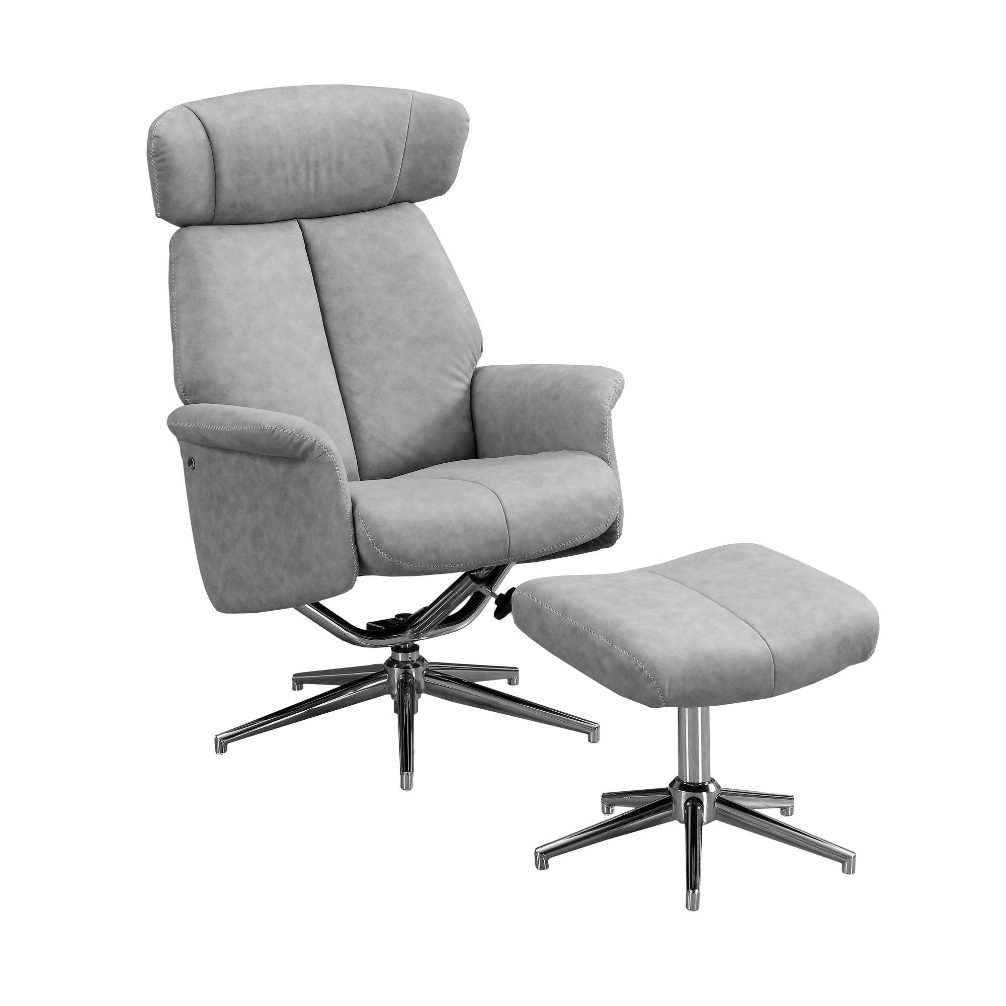 Gray-Fabric-Tufted-Seat-Swivel-Adjustable-Task-Chair-Fabric-Back-Steel-Frame-Office-Chairs