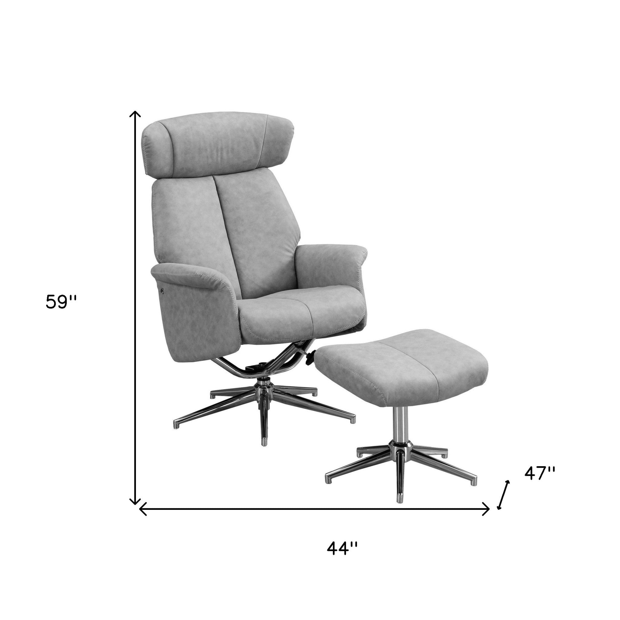 Gray Fabric Tufted Seat Swivel Adjustable Task Chair Fabric Back Steel Frame - Tuesday Morning-Office Chairs