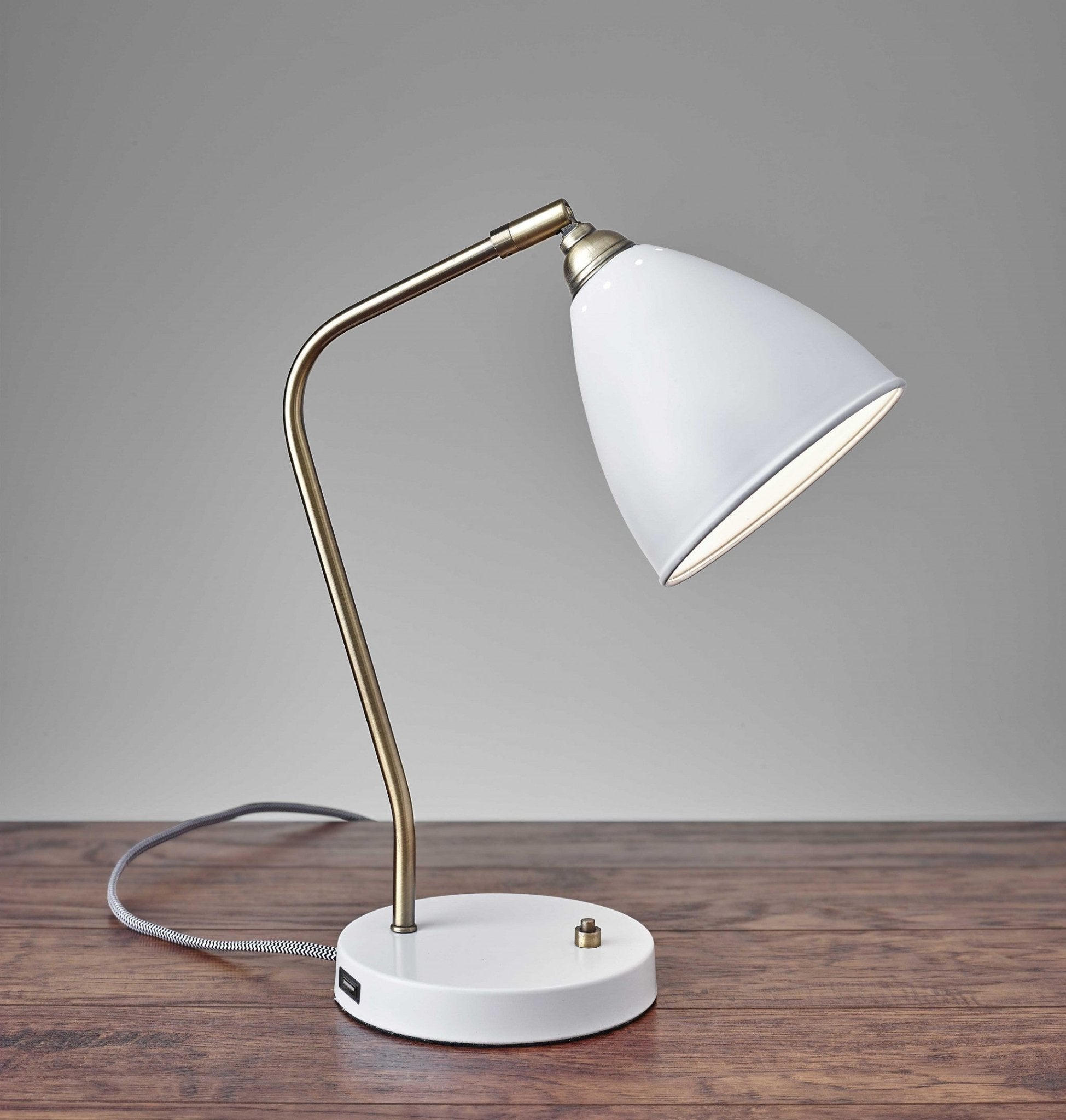 Grey-Metal-And-Antique-Brass-Adjustable-Usb-Port-Desk-Lamp-Table-Lamps