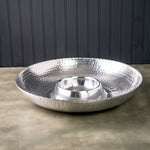 Handcrafted-Hammered-Stainless-Steel-Chip-And-Dip-Server-Dinnerware