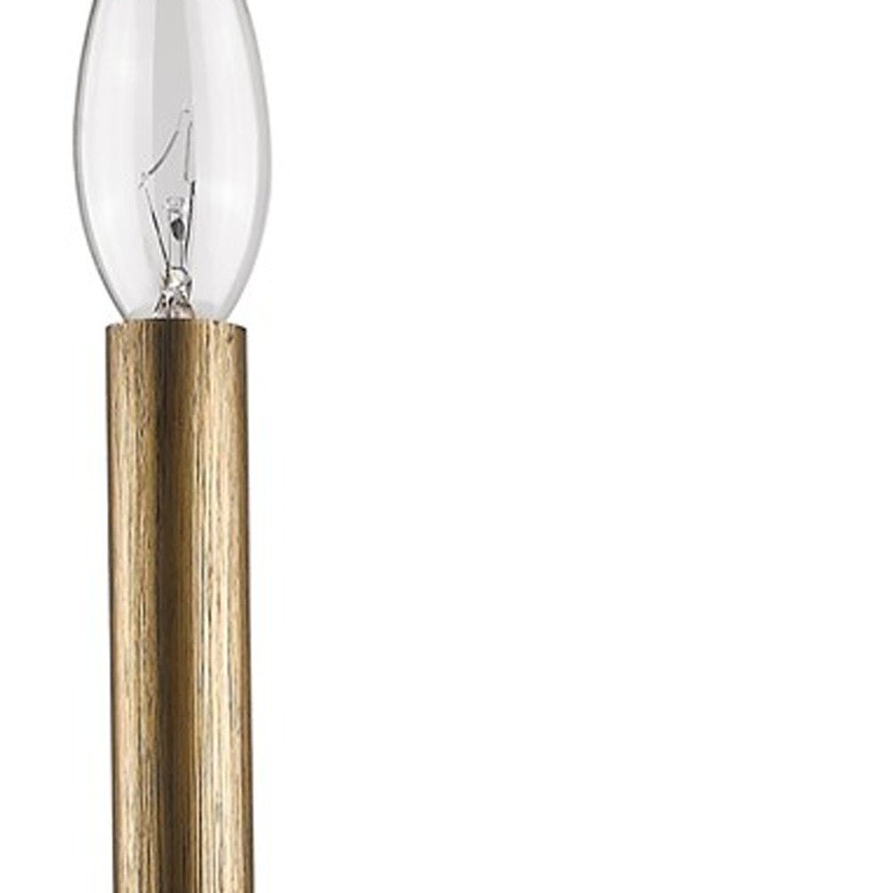 Light Gold Wall Sconce with Crystal Accent - Tuesday Morning-Wall Lighting