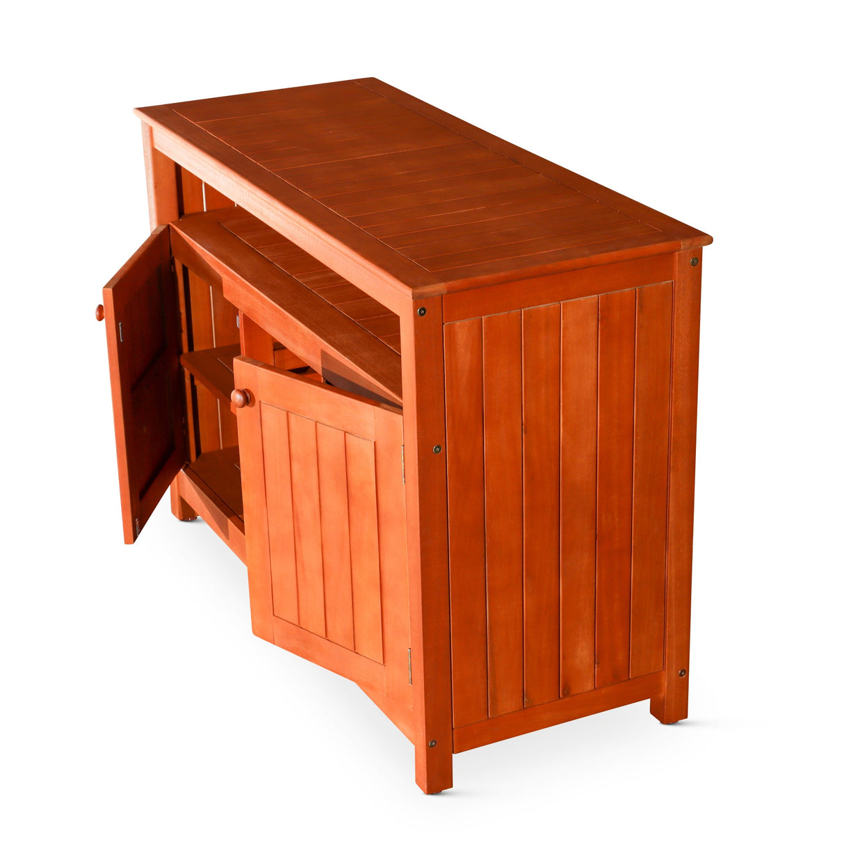 Outdoor Sideboard, Natural Oil - Tuesday Morning-Buffets & Sideboards