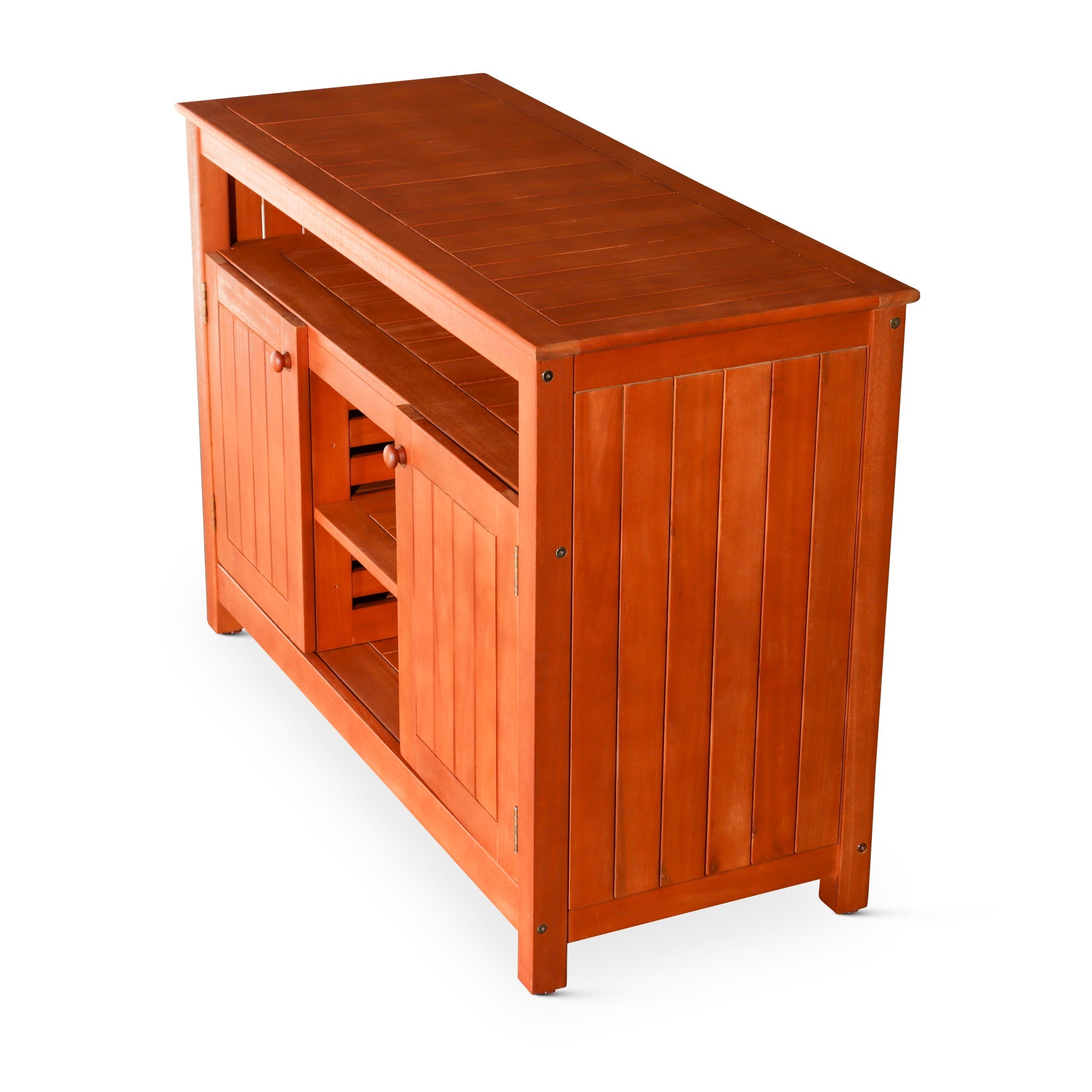 Outdoor Sideboard, Natural Oil - Tuesday Morning-Buffets & Sideboards