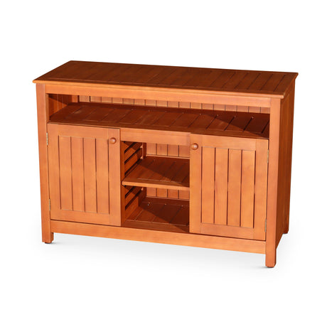 Outdoor Sideboard, Natural Oil - Tuesday Morning-Buffets & Sideboards