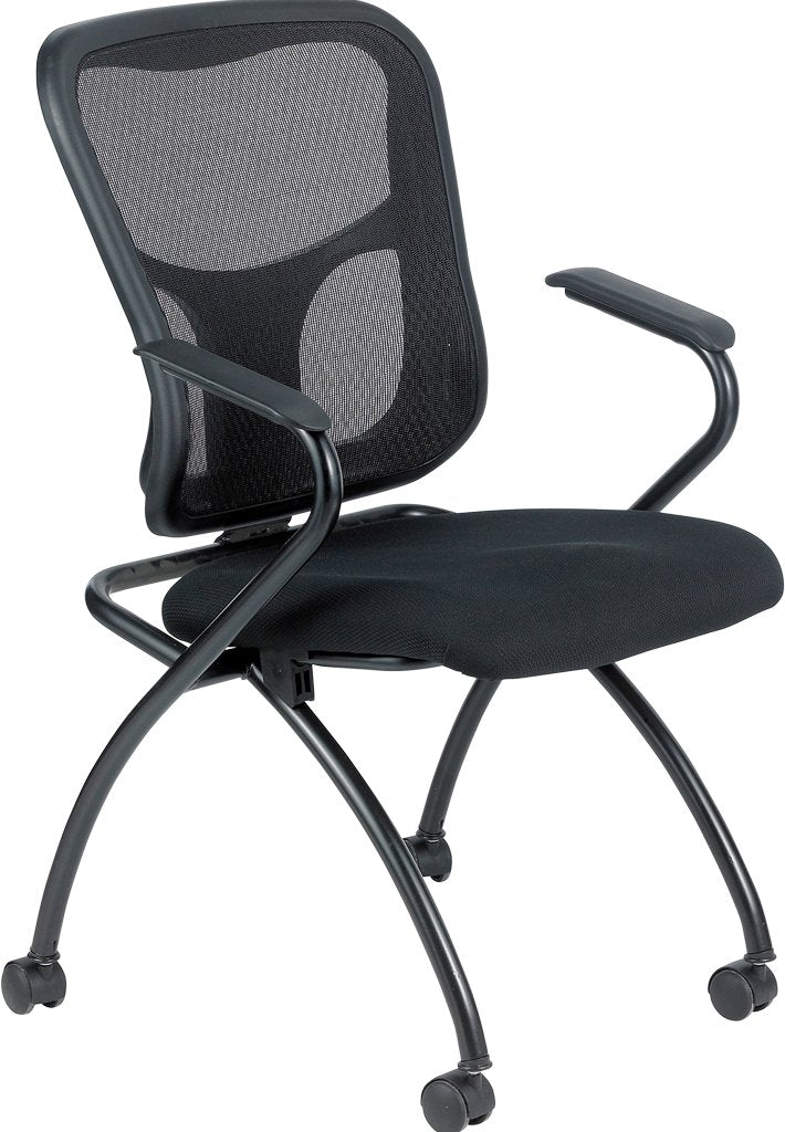 Set-of-Two-Black-Mesh-Rolling-Office-Chair-Office-Chairs